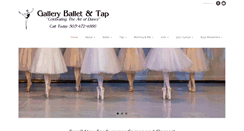 Desktop Screenshot of galleryballet.com